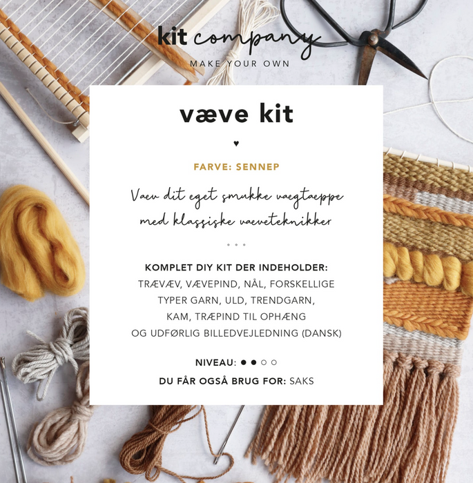 kit company weaving set mustard