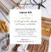kit company weaving set mustard