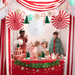 Weihnachtswabengirlande - Christmas Honeycomb Garland