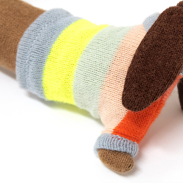 Baby-Rassel Wursthund - Sausage Dog Baby Rattle