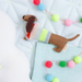 Baby-Rassel Wursthund - Sausage Dog Baby Rattle
