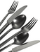 Tafelmesser Pure - Stonewashed Schwarz