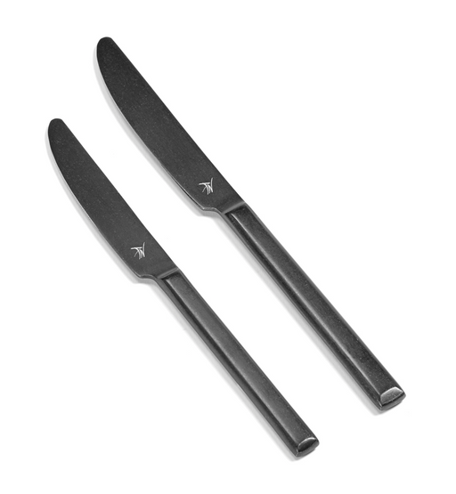 Tafelmesser Pure - Stonewashed Schwarz