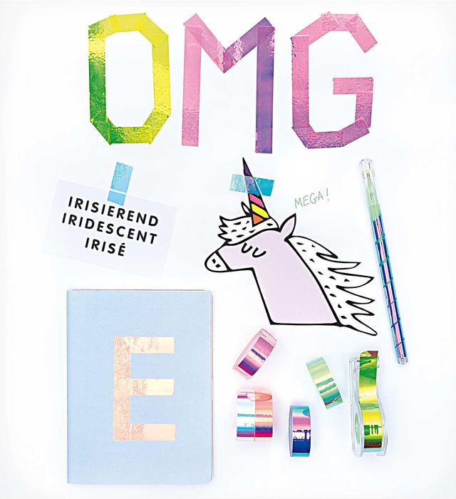 Masking Tape - Mirror Rainbow Tape - Weiss