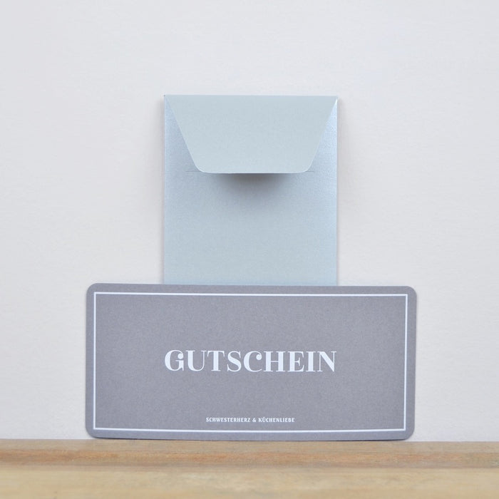 Schwesterherz und Küchenliebe Geschenkgutschein