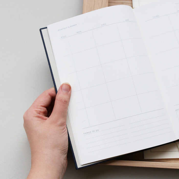 Kartothek Yearly Planner Hardcover Notebook