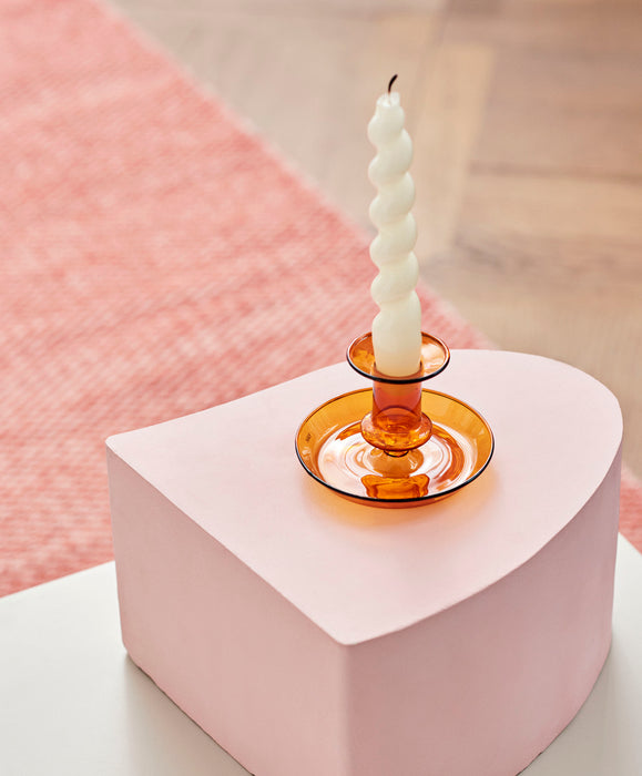 HAY Kerzenhalter FLARE - Candleholder Amber S