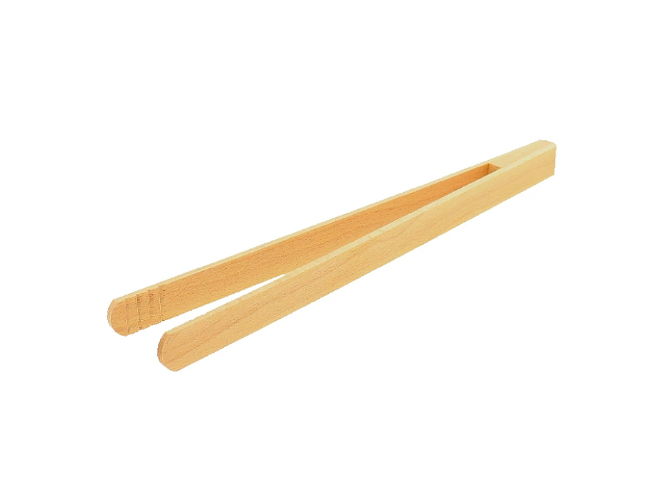 Hofmeister Grillzange geleimt aus Buche - 30cm