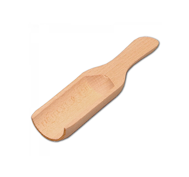 Hofmeister Schäufelchen halbrund aus Buche - 11cm