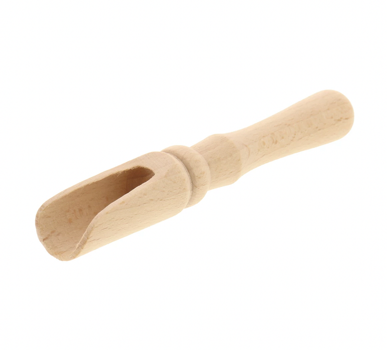 Hofmeister Schäufelchen aus Buche rund mit geschwungenem Stiel - 11cm