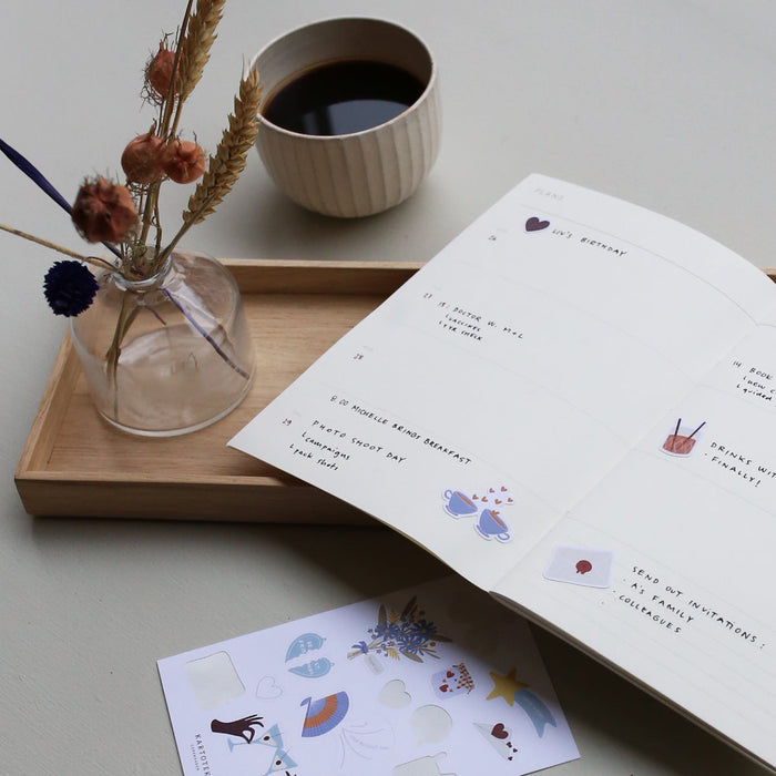 Kartotek Weekly Planner Notebook A5 Softcover
