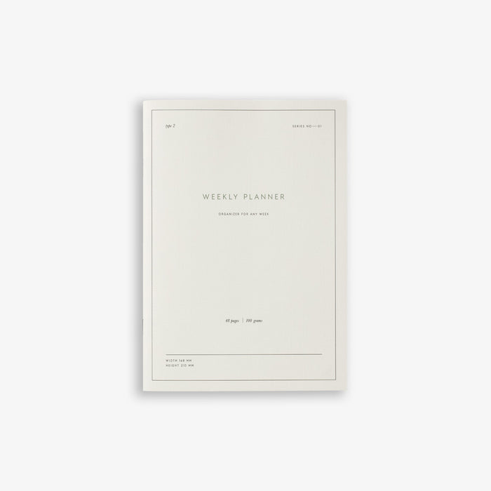 Kartotek Weekly Planner Notebook A5 Softcover