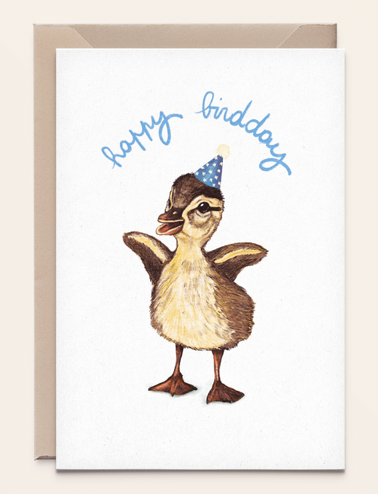 Kathings Grußkarte Duckling Birdday