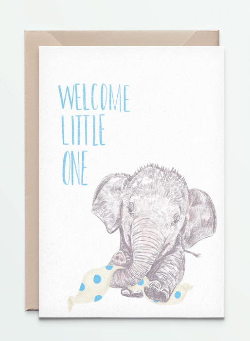 Kathings Grußkarte Elephant Baby