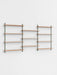 Moebe Wall Shelving ws.115.3 Oak/Pine Green