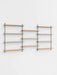 Moebe Wall Shelving ws.115.3 Oak/Warm Grey