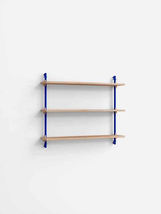Moebe Wall Shelving ws.65.1 Oak/Deep Blue