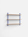 Moebe Wall Shelving ws.65.1 Oak/Deep Blue