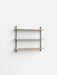 Moebe Wall Shelving ws.65.1 Oak/Pine Green
