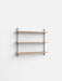 Moebe Wall Shelving ws.65.1 Oak/Warm Grey