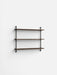 Moebe Wall Shelving ws.65.1 Smoked Oak/Black