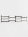 Moebe Wall Shelving ws.65.4 Smoked Oak/Pine Green