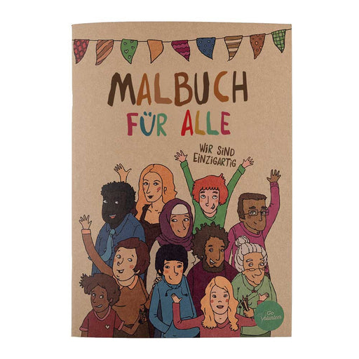 Malbuch für alle - Wir sind einzigartig