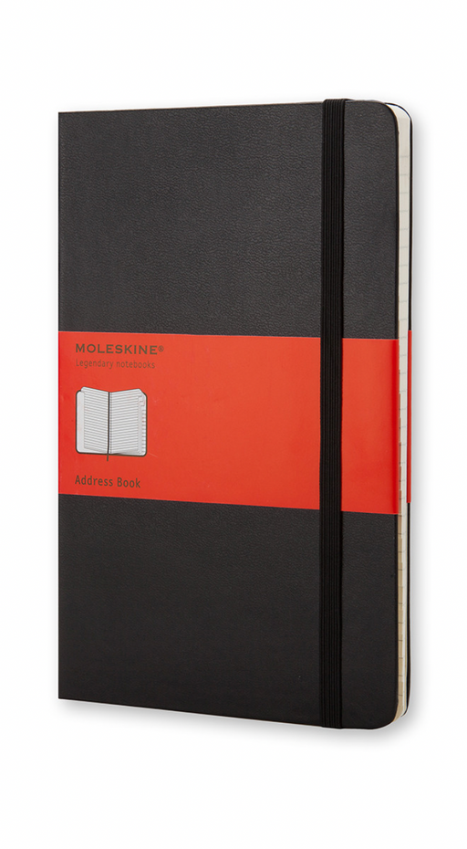 Moleskine Adressbuch Large Hardcover Schwarz