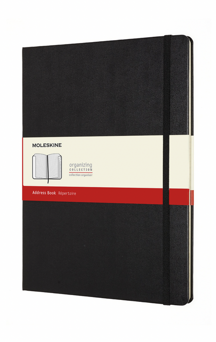 Moleskine Adressbuch XL Hardcover Schwarz