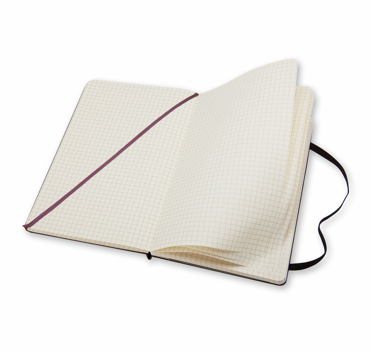 Moleskine Classic Notebook Pocket Hardcover Schwarz Kariert