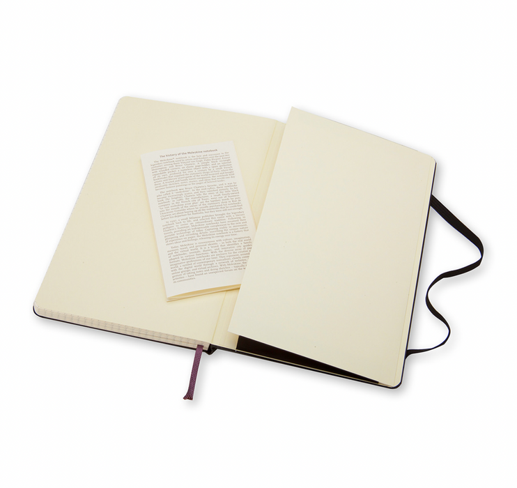 Moleskine Classic Notebook Pocket Hardcover Schwarz Kariert
