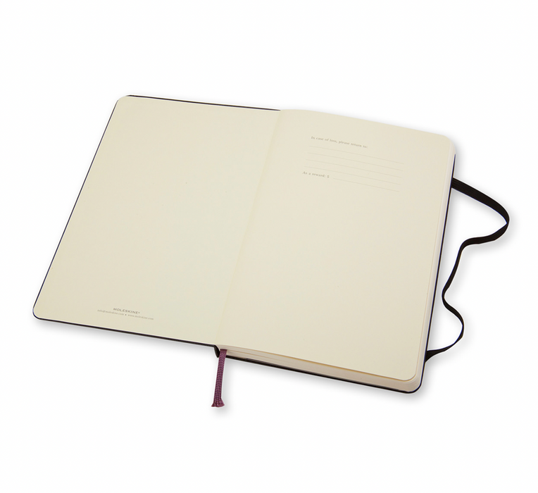 Moleskine Classic Notizbuch Plain Collection Pocket Hardcover Schwarz