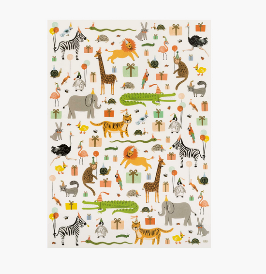 Geschenkpapier - Party Animals