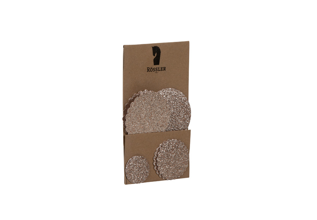 Rössler Creative Buttons Glitter Platin