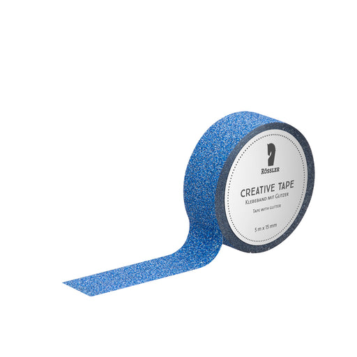 Rössler Creative Tape Glitter Blau