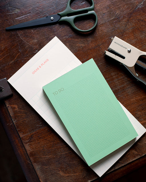 le typographe notizblöcker to do und länglich