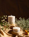 Munio Candela natural soy wax candle small and big lifestyle photo 