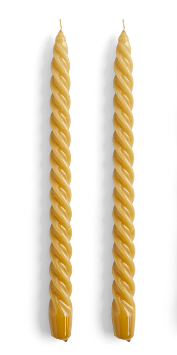 HAY Candle Twist Long - Mustard