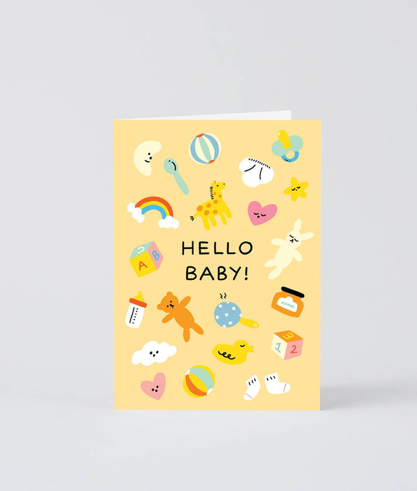 Grußkarte Geburt - Hello Baby