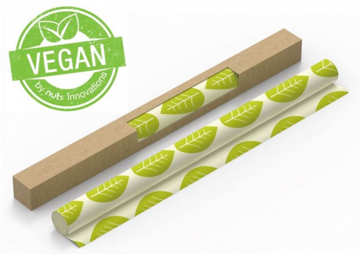 Veganes Wachstuch Blattdekor