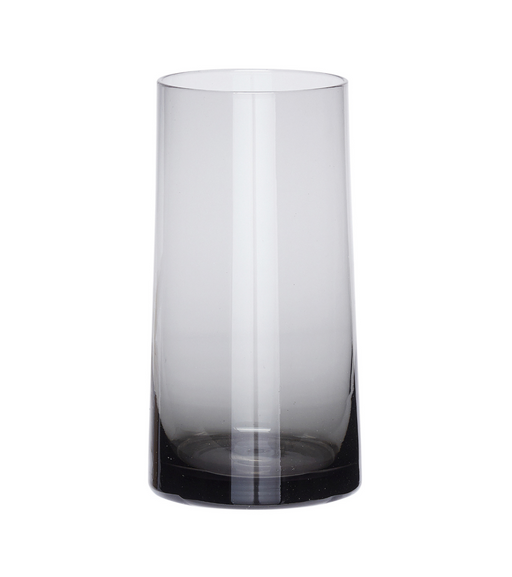 Vase Gradient Glas grau