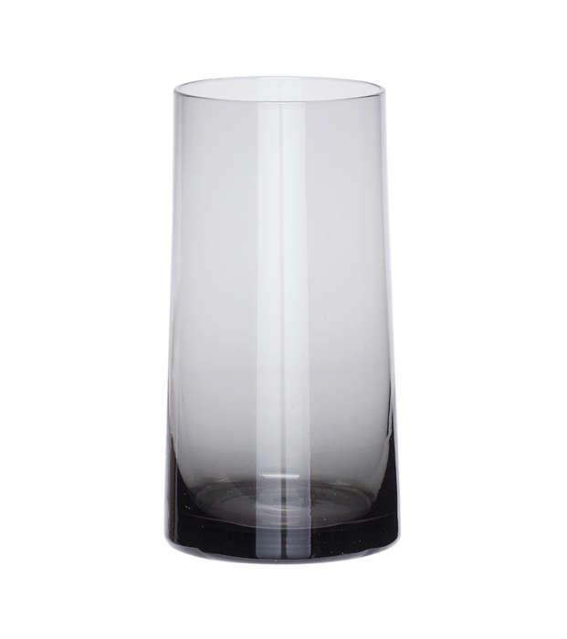 Vase Gradient Glas grau