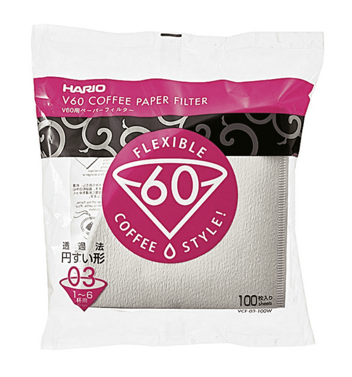 Kaffeefilter, 03 T, Hario, weiß, 100 Stück