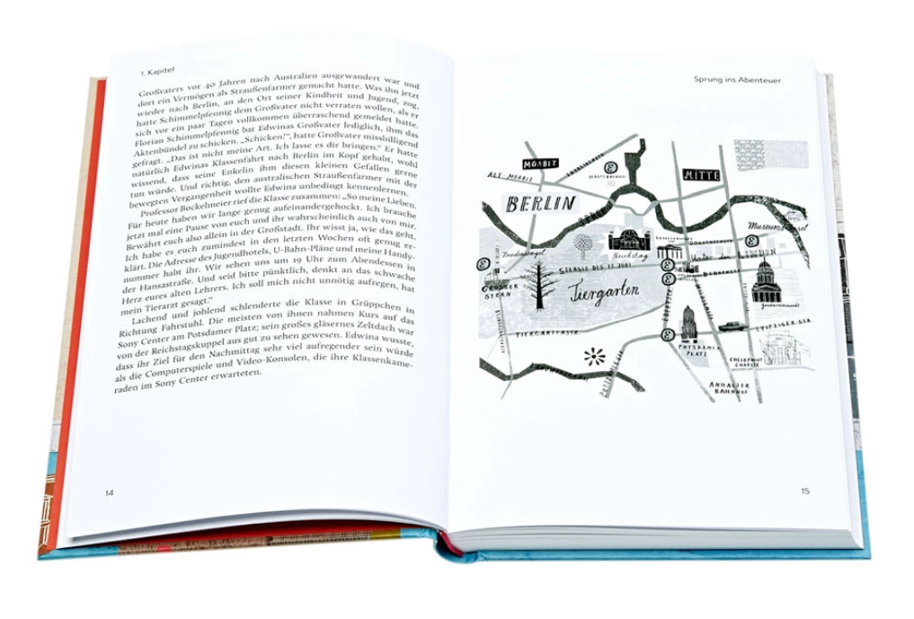 Buch, Edwina ermittelt in Berlin - Der Schatz des Priamos, Gestalten