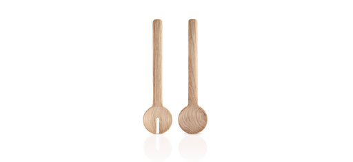 Salatbesteck, Eva Trio, Eiche, L 30cm