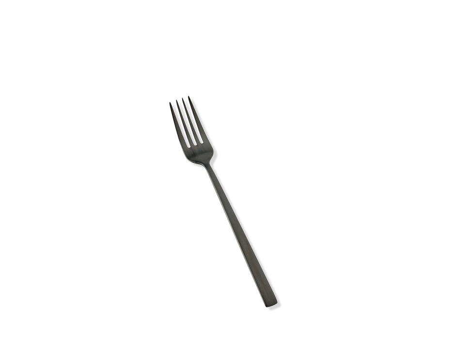 Speisegabel, BITZ, Edelstahl, schwarz, L 20cm