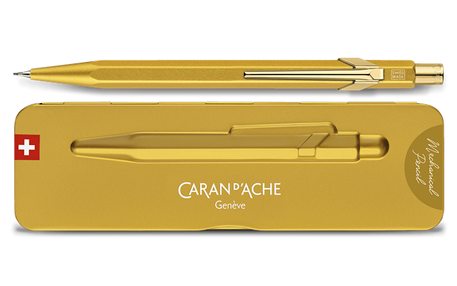 Caran D'Ache Minenhalter 849 Premium Goldbar