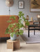 Care Blumentopf blau aus Keramik