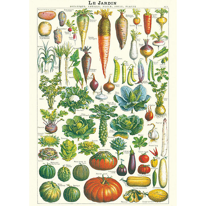 Cavallini Geschenkpapier/Poster Le Jardin