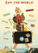 Cavallini Geschenkpapier/Poster See The World